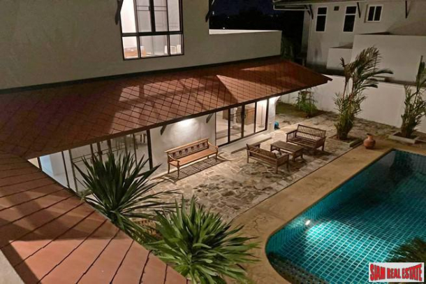 Asian Fusion Pool Villa | Contemporary Three Bedroom House with Huge Land Plot for Sale in East Pattaya-25