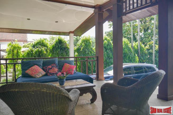 Surin Beach | Three Bedroom Thai-style Pool Villa with Garden for Sale Minutes from the Beach-29