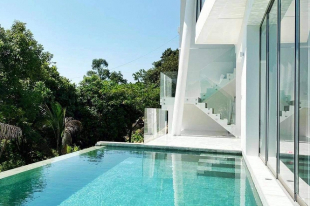 Two Luxury Sea View Pool Villas for Sale Together in Koh Phangan - Great Investment-2