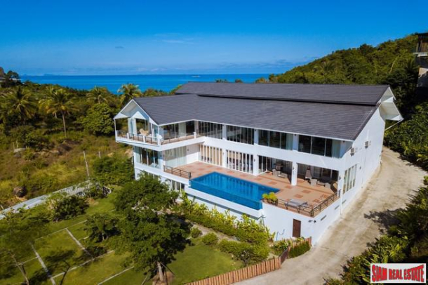 Baan Thamarchat | Exceptional & Large Five Bedroom Sea View Pool Villa for Sale on the Island of Phangan-1