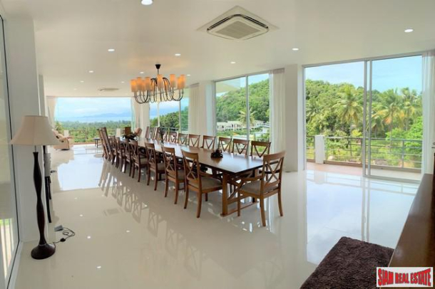 Baan Thamarchat | Exceptional & Large Five Bedroom Sea View Pool Villa for Sale on the Island of Phangan-10