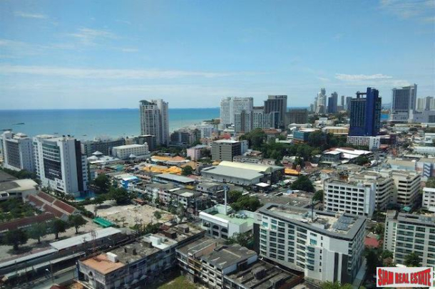 Centric Sea | Sea Views from the 28th Floor - Two Bedroom, Two Bath Condo for Sale in Pattaya-19
