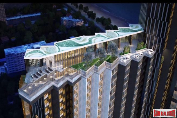 New Luxury  High Rise 1 & 2 Bedroom Condominium  for Sale Beachfront in Jomtien-2
