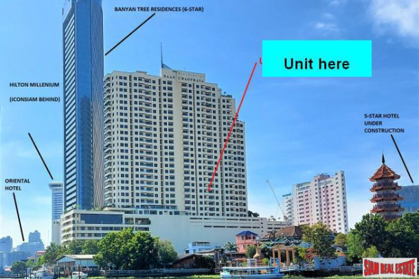 Baan Chaopraya Condominium | 2 Bed Quality Riverside Condo for Sale Close to Icon Siam and BTS-8