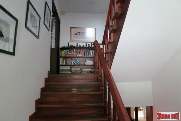 Large Four Bedroom Three Storey House with Private Swimming Pool in Phrom Phong - A Rare Find-12