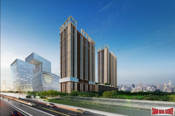 Outstanding New High-Rise Condo at Central Rama 9 by Leading Thai Developers next to MRT and Central Rama 9 - 1 Bed Plus Units-2