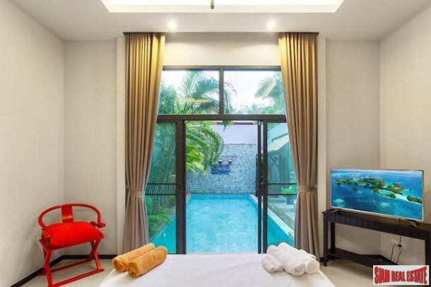 Saiyuan Estate  | Tropical Three Bedroom Pool Townhome Villa for Sale in Rawai-16