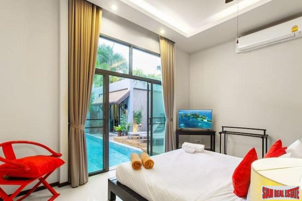 Saiyuan Estate  | Tropical Three Bedroom Pool Townhome Villa for Sale in Rawai-17