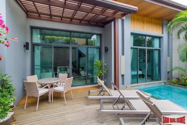 Saiyuan Estate  | Tropical Three Bedroom Pool Townhome Villa for Sale in Rawai-3