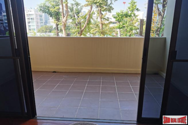 Spacious Three Bedroom Apartment for Rent with Two Balconies in Low Density Building - Phrom Phong-14