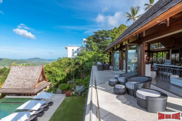 Thai Regal Modern Luxury 6 Bed Sea View Villa at Bophut Hills, Koh Samui-10