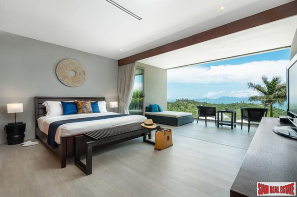 Thai Regal Modern Luxury 6 Bed Sea View Villa at Bophut Hills, Koh Samui-13
