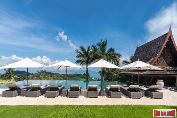 Thai Regal Modern Luxury 6 Bed Sea View Villa at Bophut Hills, Koh Samui-5