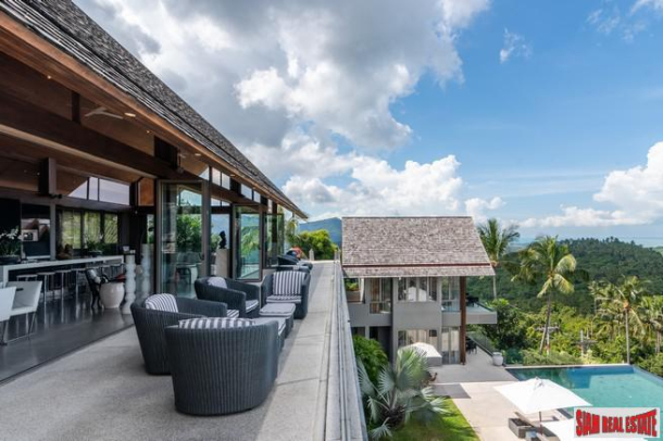 Thai Regal Modern Luxury 6 Bed Sea View Villa at Bophut Hills, Koh Samui-7
