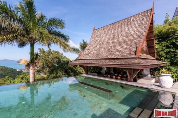 Thai Regal Modern Luxury 6 Bed Sea View Villa at Bophut Hills, Koh Samui-9