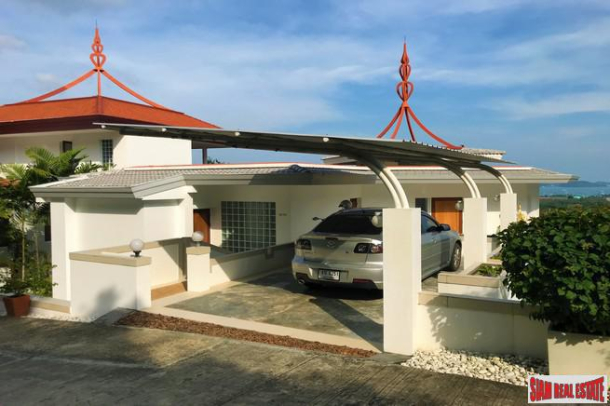 Mom Tri Villas Grand Cru | Exclusive Three Bedroom Kata Pool Villa with Panoramic Views of Chalong Bay for Rent-1