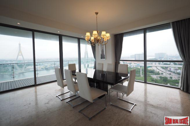 The Pano | Exceptional River Views from this Three Bedroom Corner Condo for Sale in Surasak-4