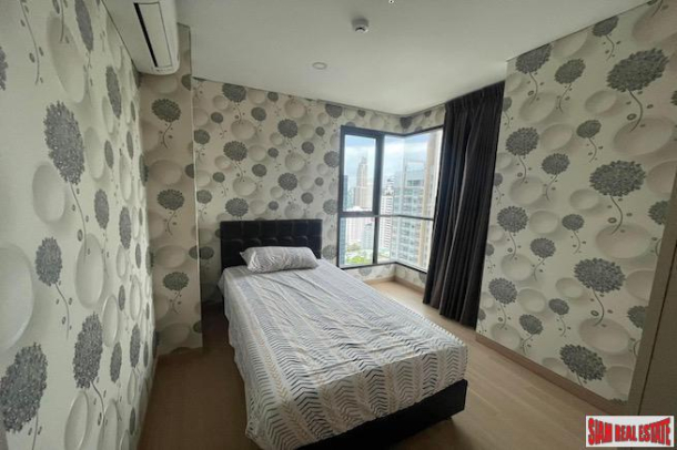 Lumpini Suites Phetchaburi-Makkasan | Top Floor Two Bedroom Condo with Nice City Views for Sale-8