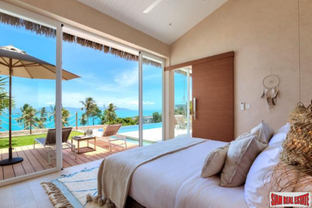 Luxury Sea View Pool Villa Project with 2-7 Bedrooms for Sale in Bang Po, Samui-11