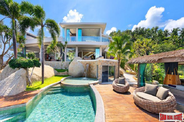 Ultra Luxury Five Bedroom Pool Villa with 360 Degree Sea Views for Sale at Chaweng Noi Peak-10