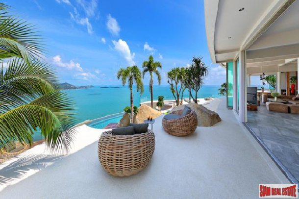Ultra Luxury Five Bedroom Pool Villa with 360 Degree Sea Views for Sale at Chaweng Noi Peak-12