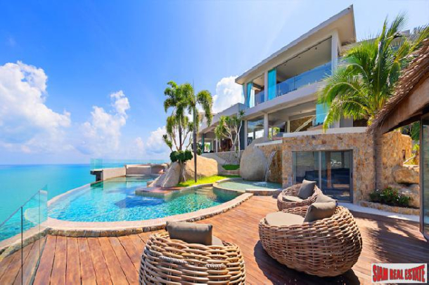 Ultra Luxury Five Bedroom Pool Villa with 360 Degree Sea Views for Sale at Chaweng Noi Peak-16
