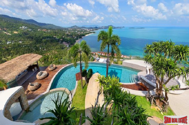 Ultra Luxury Five Bedroom Pool Villa with 360 Degree Sea Views for Sale at Chaweng Noi Peak-6