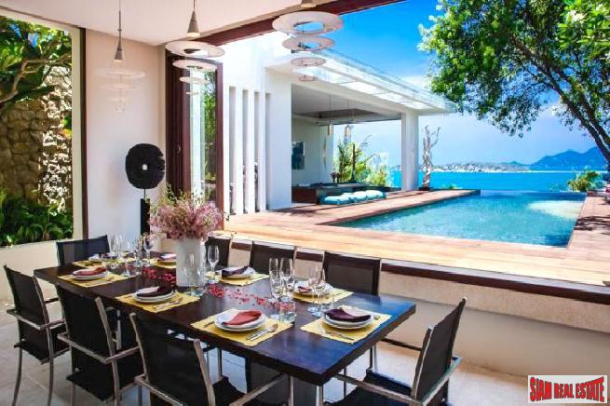 Spectacular Sea View Five Bedroom Pool Villa for Sale in the Choeng Mon Hills-17
