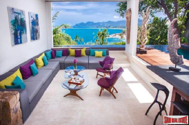 Spectacular Sea View Five Bedroom Pool Villa for Sale in the Choeng Mon Hills-19