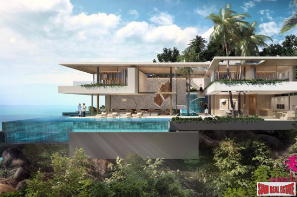 Villa Aquarius | Ultra Luxury 5 Bed Sea View Villa being Built at Heavens Estate at Chaweng Noi, North East Koh Samui-2