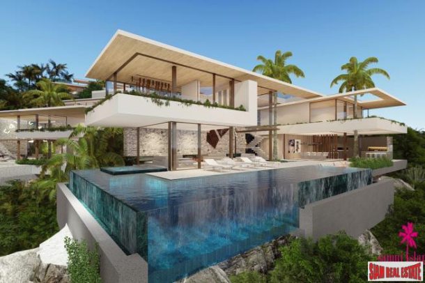 Villa Aquarius | Ultra Luxury 5 Bed Sea View Villa being Built at Heavens Estate at Chaweng Noi, North East Koh Samui-8