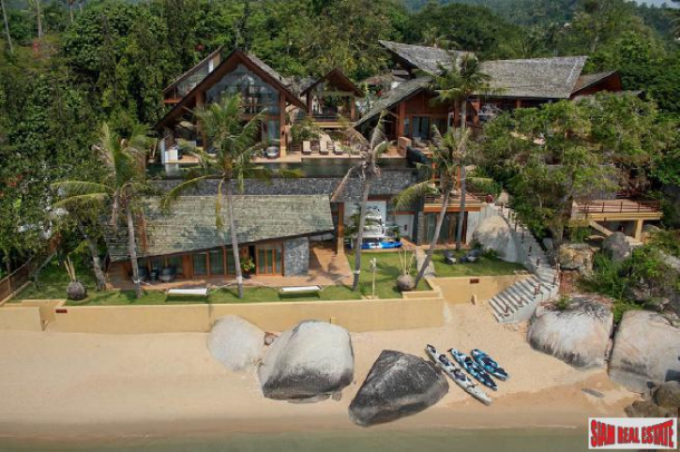 Baan Hinta | 5 Bed Beach Front Villa for Sale at Lamai, South East Koh Samui-1