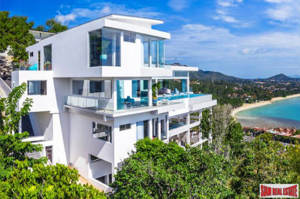 Ultra Luxury Six Bedroom Pool Villa with Amazing Sea Views in Chaweng Noi Peak-11