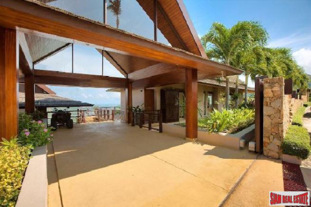 Exclusive  Panoramic Sea View Five Bedroom Pool Villa for Sale in Bophut-13