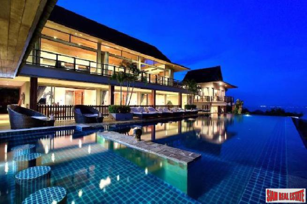 Exclusive  Panoramic Sea View Five Bedroom Pool Villa for Sale in Bophut-14