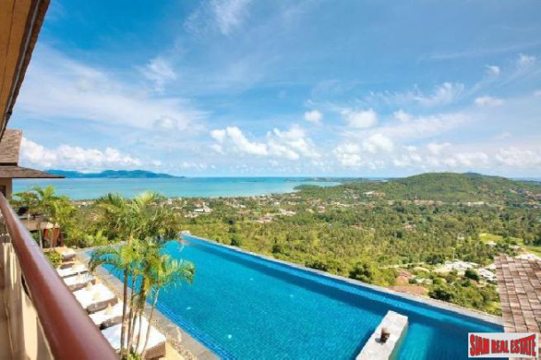 Exclusive  Panoramic Sea View Five Bedroom Pool Villa for Sale in Bophut-16