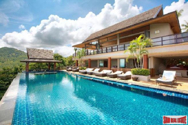 Exclusive  Panoramic Sea View Five Bedroom Pool Villa for Sale in Bophut-8
