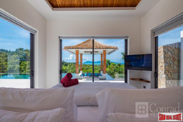 Luxurious Four Bedroom Sea View Bali-Style Pool Villa for Sale in Bophut-10