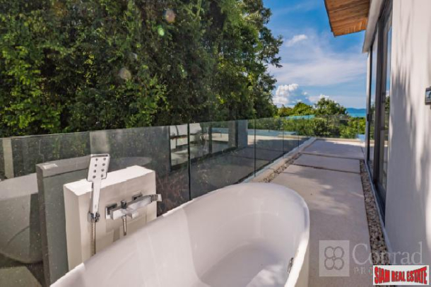 Luxurious Four Bedroom Sea View Bali-Style Pool Villa for Sale in Bophut-12