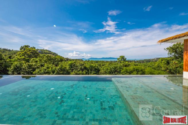 Luxurious Four Bedroom Sea View Bali-Style Pool Villa for Sale in Bophut-5