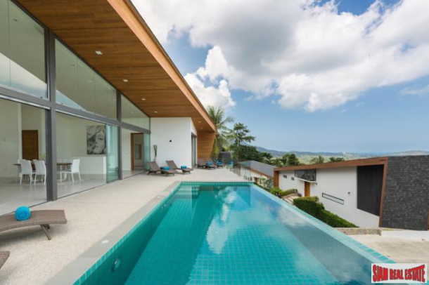 Azur Villas | 4 Bedroom Sea View Villas for Sale at Maenam, Koh Samui-1
