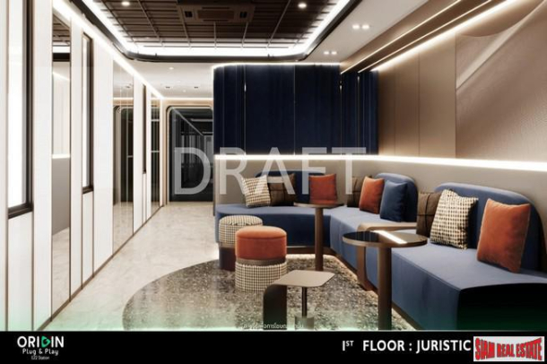 New High Rise of Loft Condos Connected to BTS with Sea and River Views near the City and the Beach at Samut Prakan, Bangkok - 1 Bed Plus 34.5 Sqm Units-12