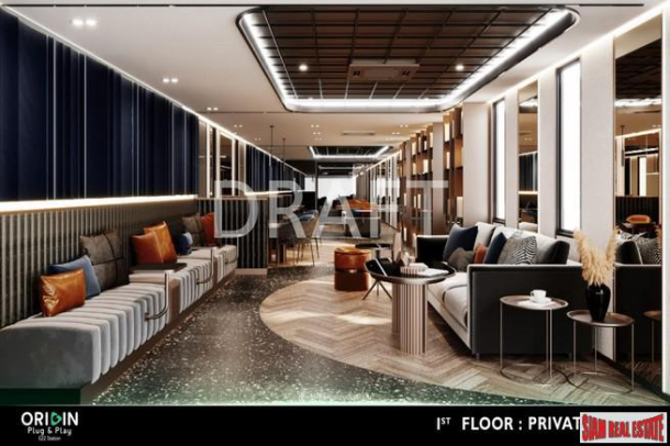 New High Rise of Loft Condos Connected to BTS with Sea and River Views near the City and the Beach at Samut Prakan, Bangkok - 1 Bed Plus 34.5 Sqm Units-9