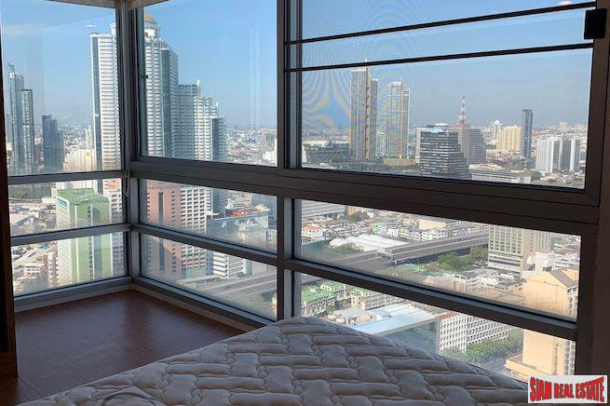 Sathorn House | Spacious One Bedroom Corner Unit with Great City Views for Sale-4