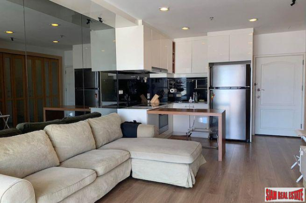Sathorn House | Spacious One Bedroom Corner Unit with Great City Views for Rent-1