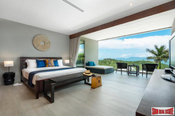 Beautiful Six Bedroom Luxury Sea View Villa for Sale  in Bophut-10