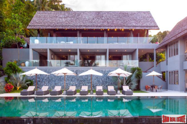 Beautiful Six Bedroom Luxury Sea View Villa for Sale  in Bophut-16