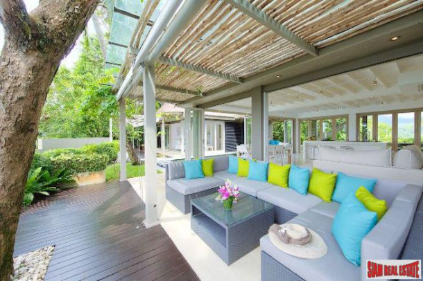 Three Bedroom Pool Villa for Sale on on the Beach at Taling Ngam Headland-4