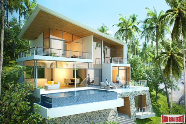 Eco-Friendly 3-4 Bed Sea View Villas for Sale  in North Koh Phangan-21