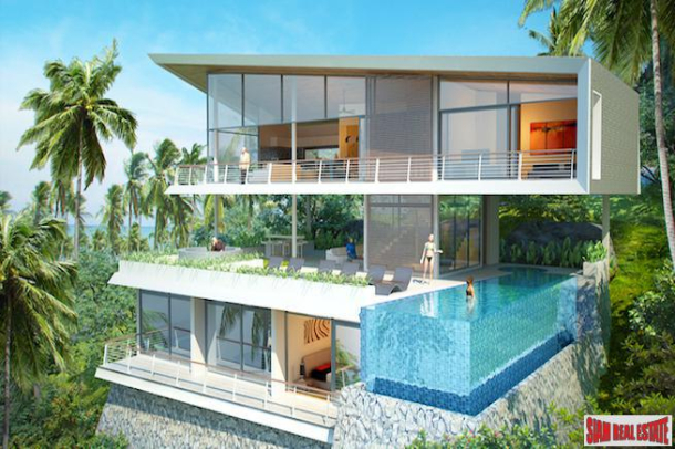 Exclusive New  Sea-view Villas in Lamai - 2 to 4 Bedrooms For Sale-22